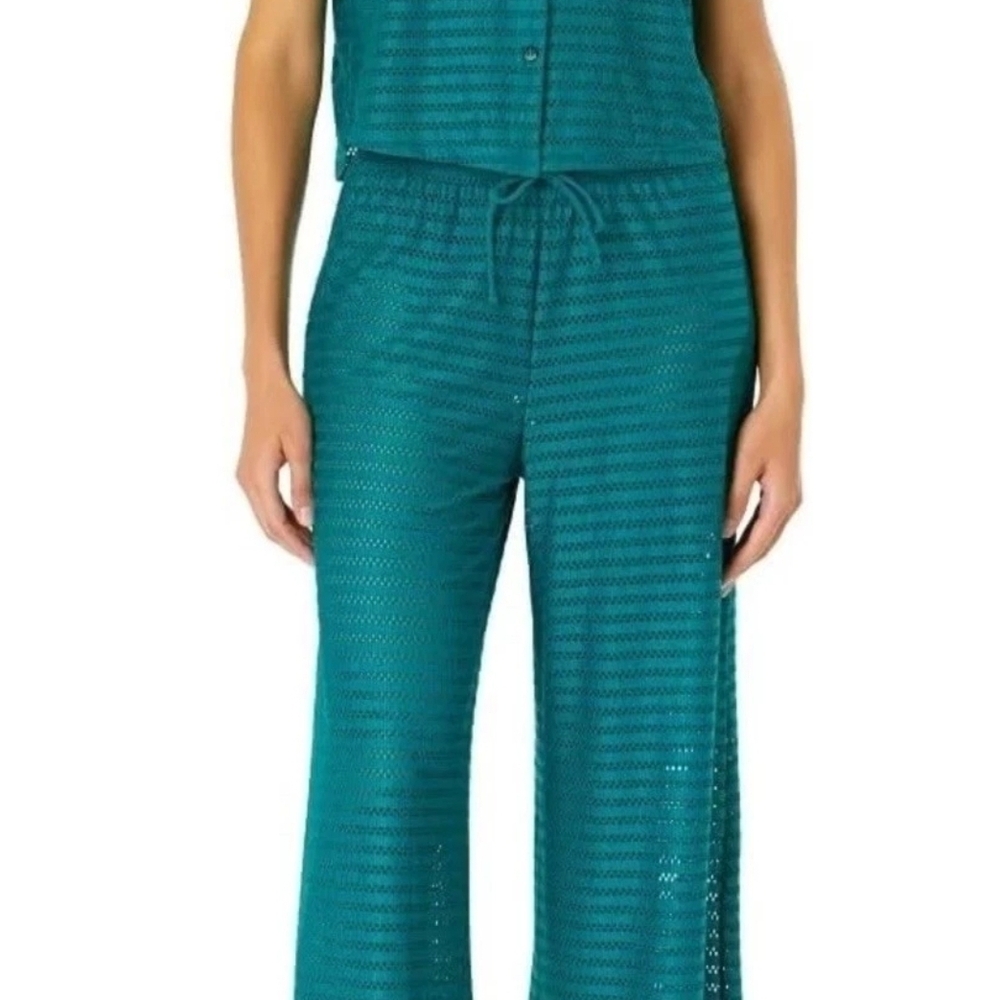 Hurley Women's Swim Cover Up Set, Green, S(37)